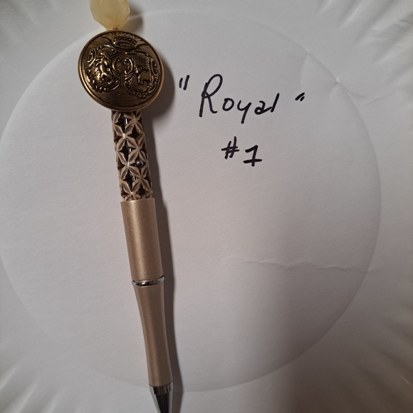 Beaded pen upcycled,new - Picture 2 of 2